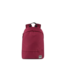 Basic Flat Front Pocket Two Compartments Everyday Casual School Backpack Plain Color Gox Bag