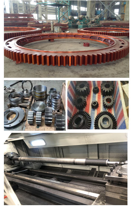 machinery spare parts pinion beverl spur helical gear 