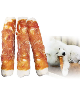 Chicken Wrapped Rawhide Bone Chew Stick for Dog
