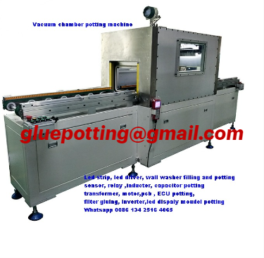 Vacuum chamber potting machine 2 part liquid dosing mixing system epoxy mixer and dispensing equipment