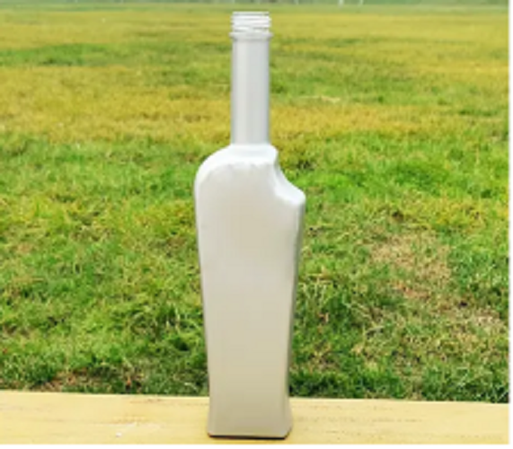375ml Unique Shape Extra White Flint Glass Brandy Bottle