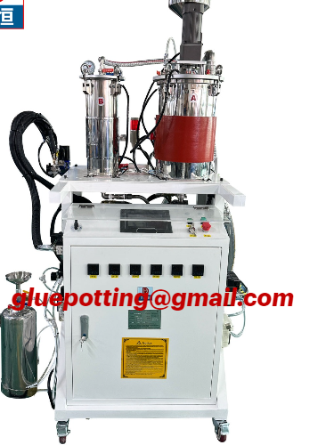  Epoxy Disensing Equipment, Meter Mix Dispense Equip, XYZ Robot, Automated fluid dispense, Fluid Dispensing machine