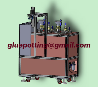 Silicone Mixing and Dispensing Technology Two-Component Metering Potting 2K Polyurethane Resin Potting Dispenser