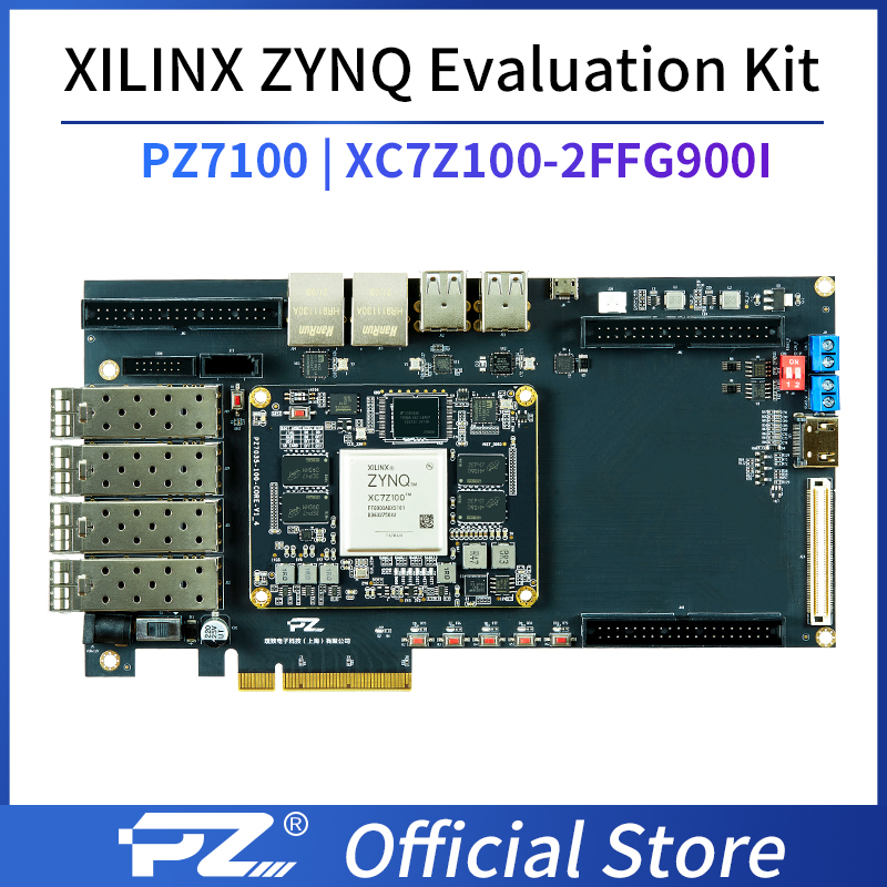 PuZhi PZ7100-KFB 900I Evaluation Kit Xilinx Zynq-7000 SoC XC7Z100 FPGA Development Board PCIe SFP USB ZC706