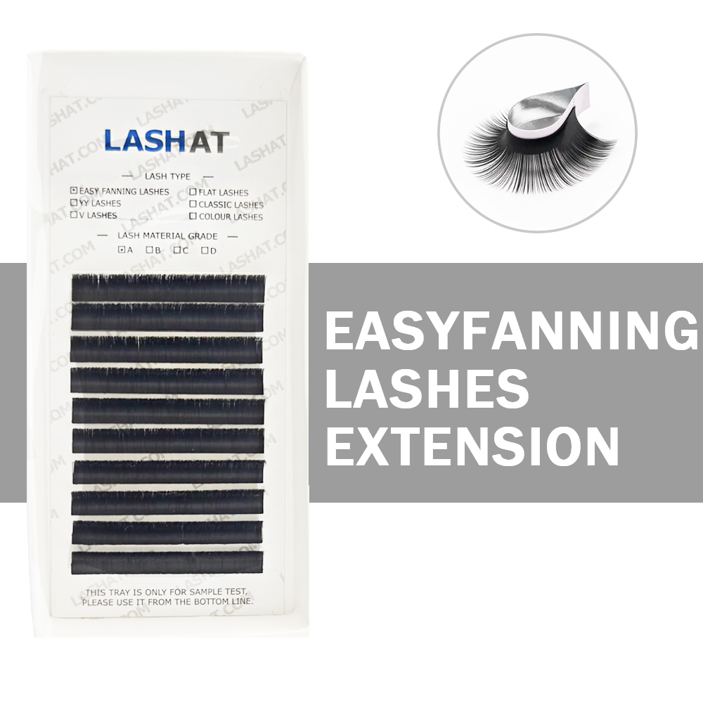 Easy Fan Lashes Bloom Individual Eyelash Extension Faux Mink Eyelashes soft Natural Lash Extension volume