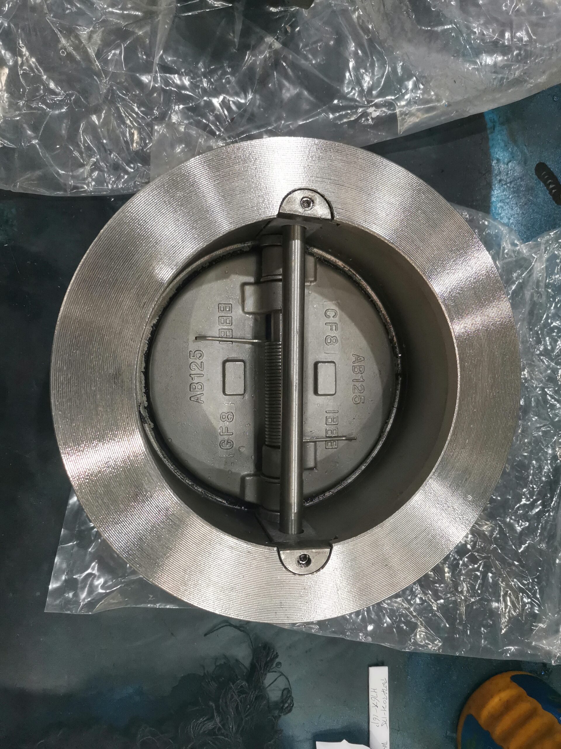 flange double door check valve
