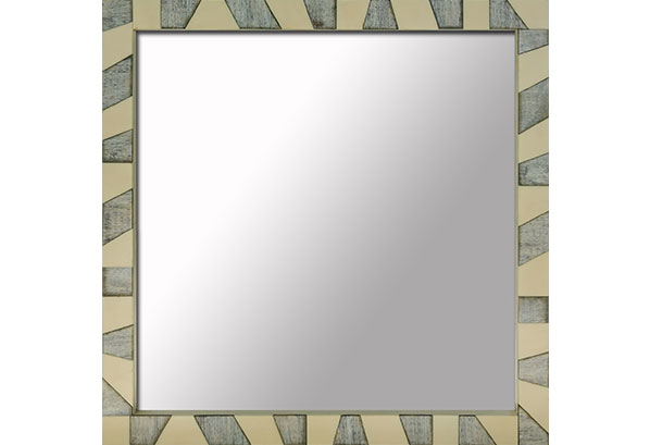 Wood Inlay Mirror