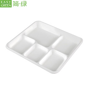 DISPOSABLE FOOD TRAYS WITH COMPARTMENTS