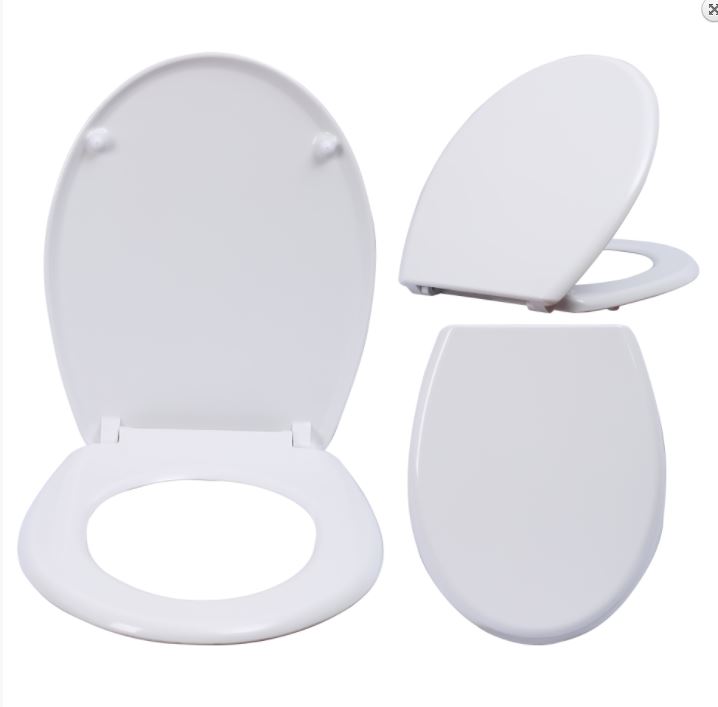 White Oval EU Standard Toilet Seat