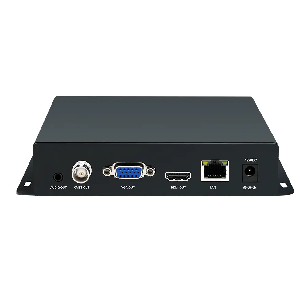 Orivision H.265 4K@30 IP To HDMI/CVBS/VGA Decoder