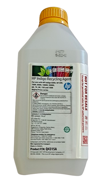 Compatible HP Indigo Q4315A Q4315 Recycle Agent 4.5
