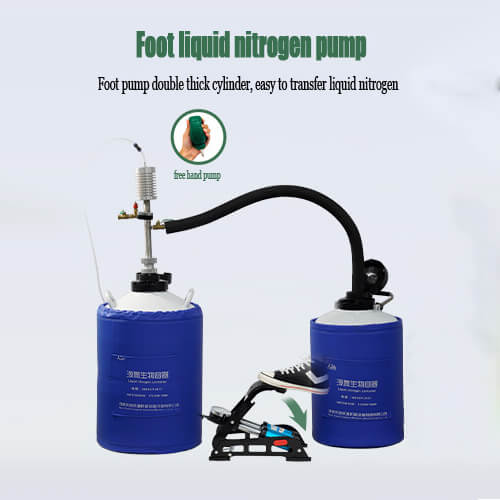 Benin filling liquid nitrogen tank KGSQ liquid nitrogen dewar trolley