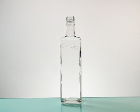 Square Spirits Glass Bottles