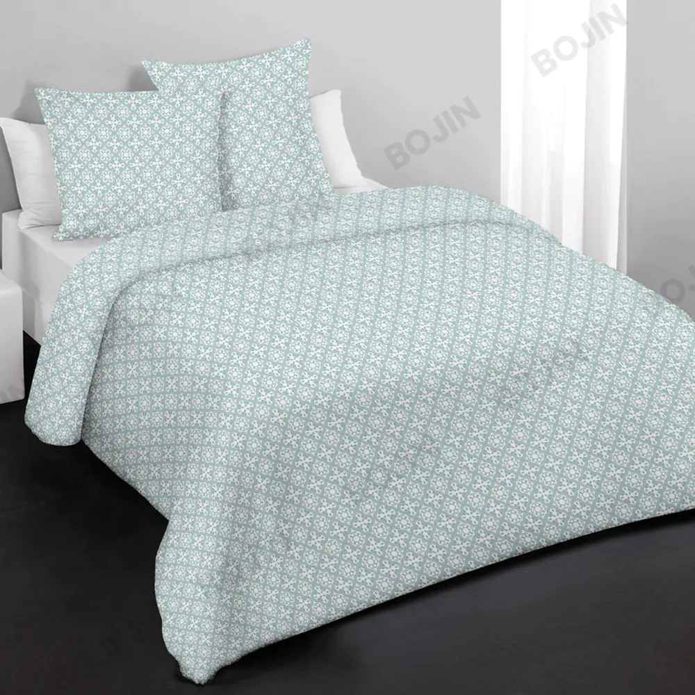 100% polyester printed microfiber duvet bedding set