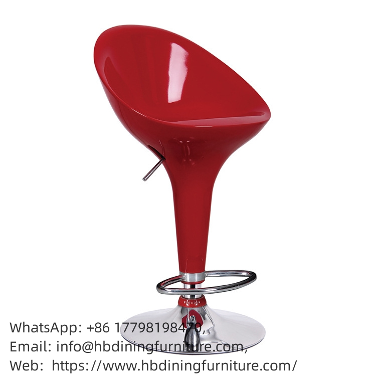 Adjustable Plastic Bar Chair with Slip-Ons DB-P11S