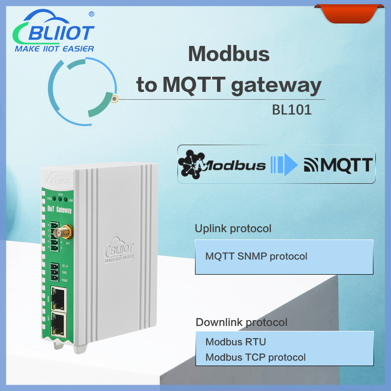 工业物联网以太网 Modbus RTU/TCP 至 MQTT 网关转换器