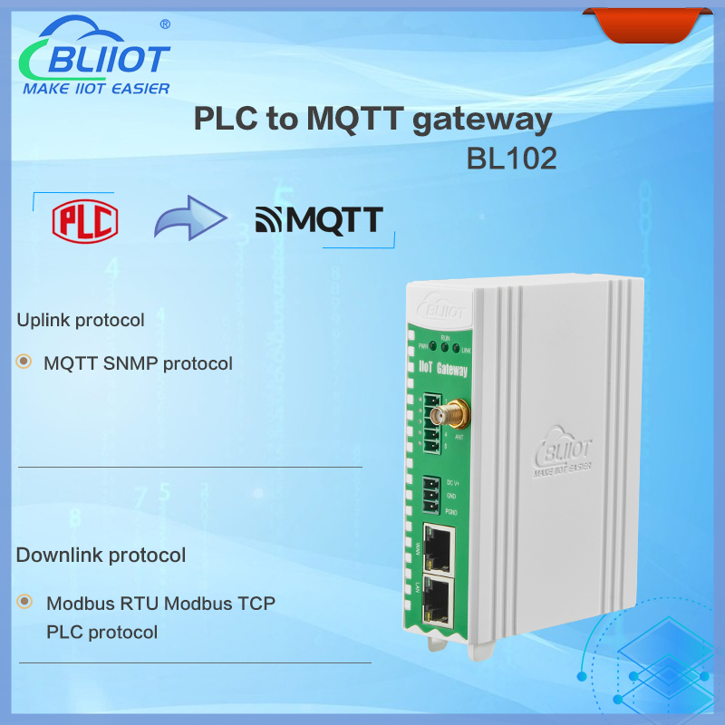 Industrial Automation PLC Protocols to MQTT Remote PLC Gateway