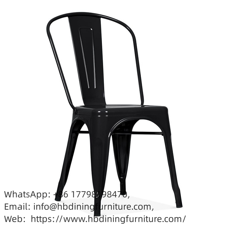Metal Chair Bar Restaurant Iron High Backrest DC-M01