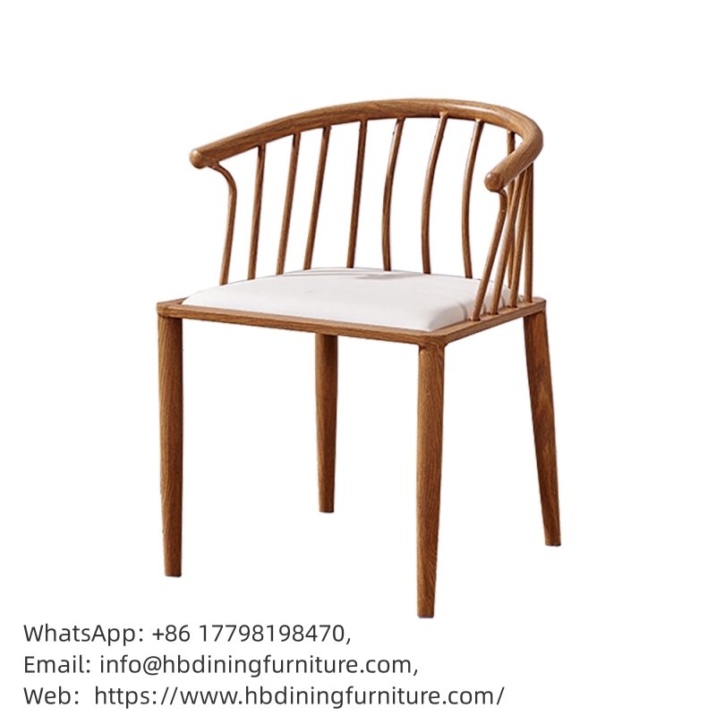 Iron Armchair with Hollow Backrest DC-M20