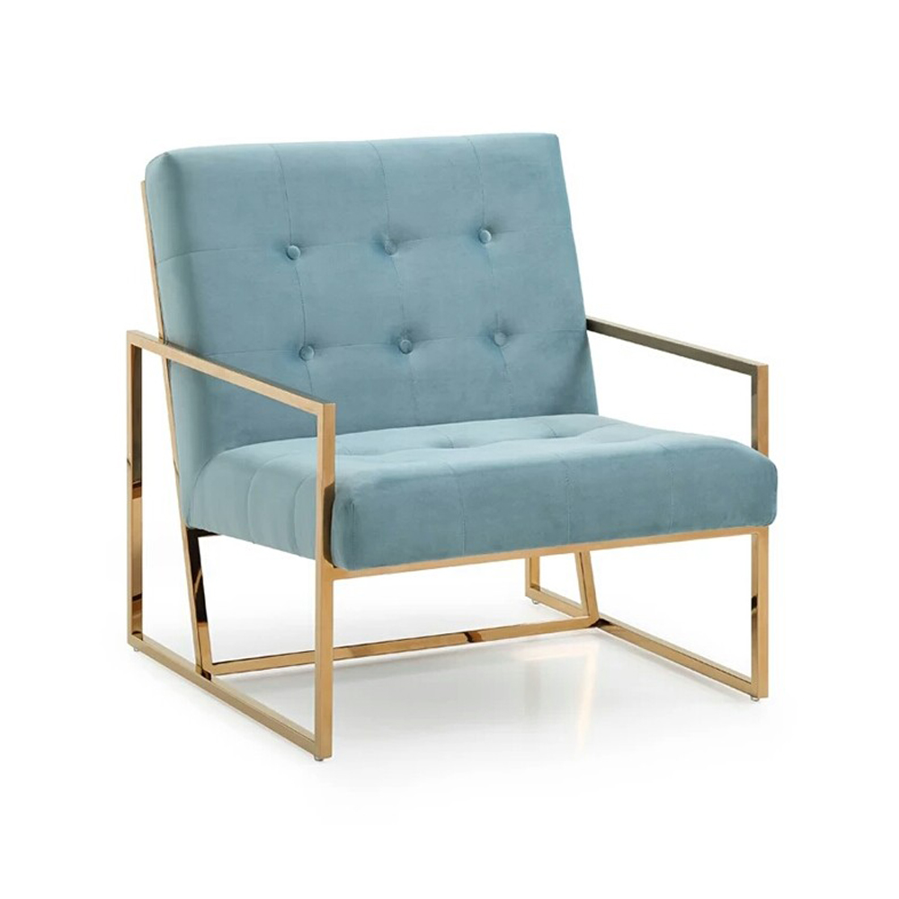 Metal Frame Single Sofa Chair DS-15