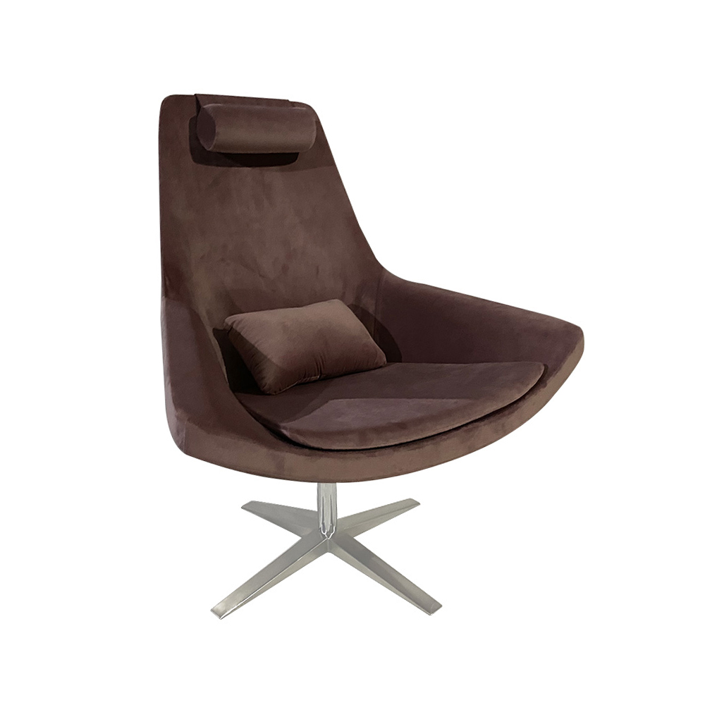 Triangular Iron Leg Single Sofa Chair DS-19