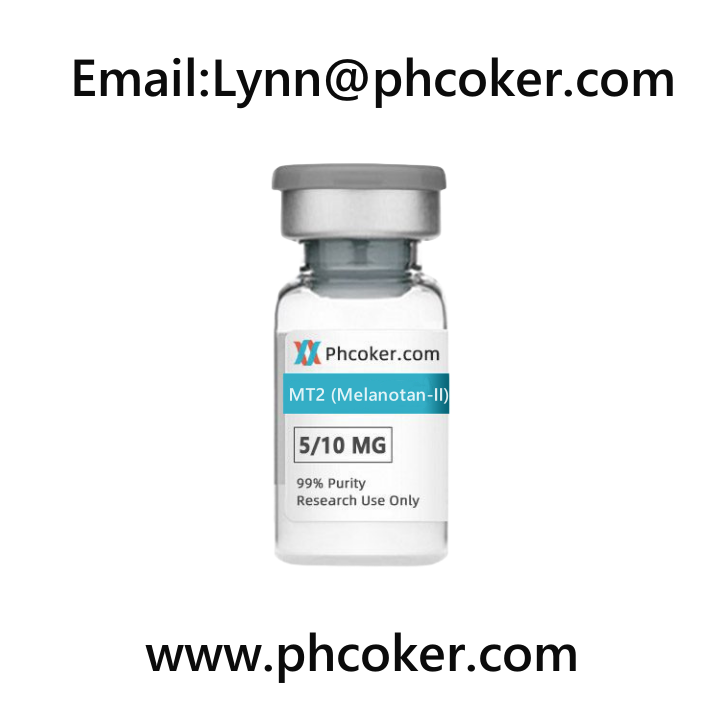 Melanotan II 5mg 10mg peptide vials and raw powder from peptide manufacturer Phcoker.com