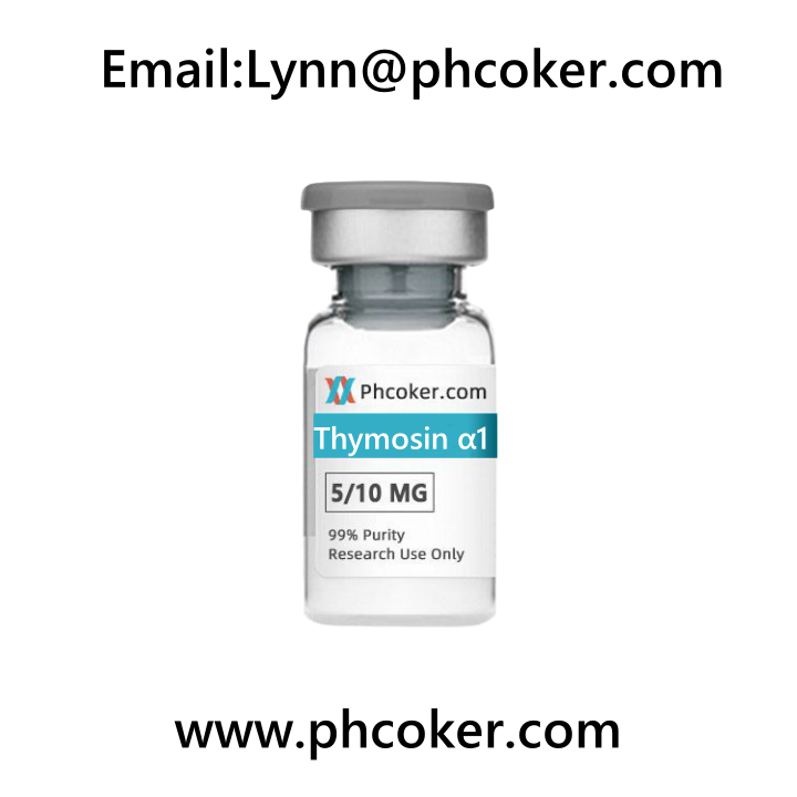 GMP Thymosin α1 5mg 10mg peptide vials buy Thymosin α1 raw powder from peptide supplier Phcoker.com