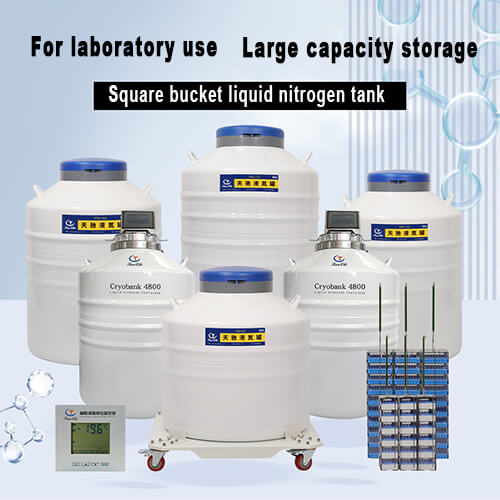 Burundi liquid nitrogen container for cell storage KGSQ cryo dewar