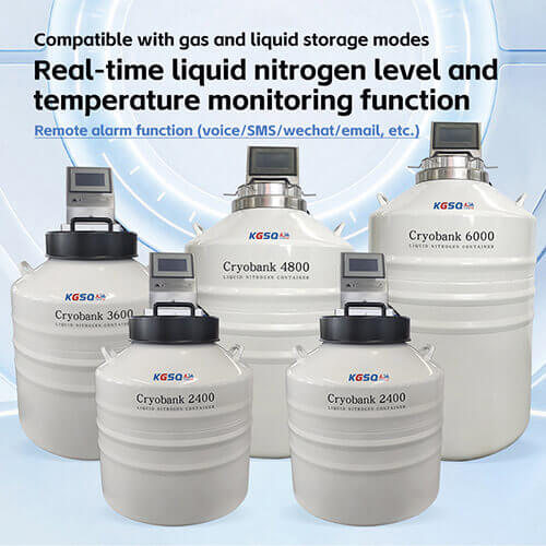 Comoros liquid nitrogen cryogenic freezers KGSQ ln2 vessel