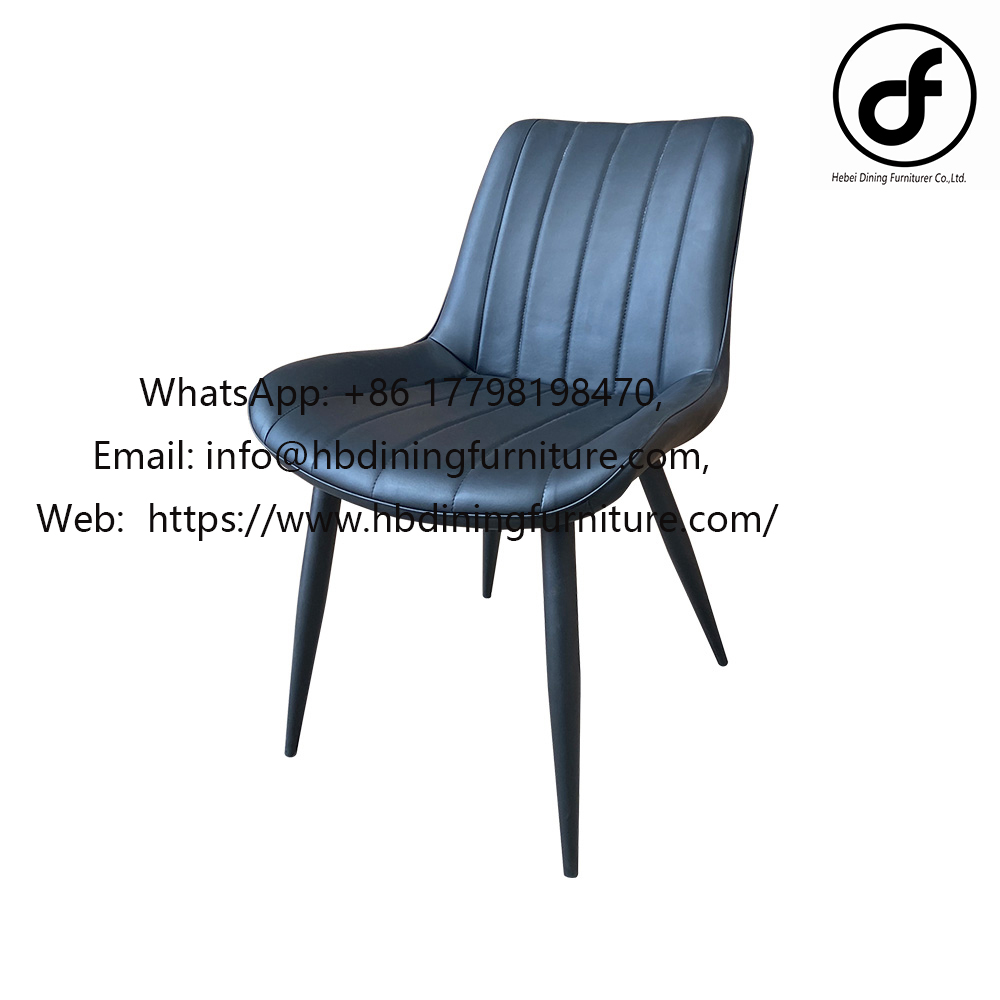 Factory supplier leather PU Dining Soft chairs