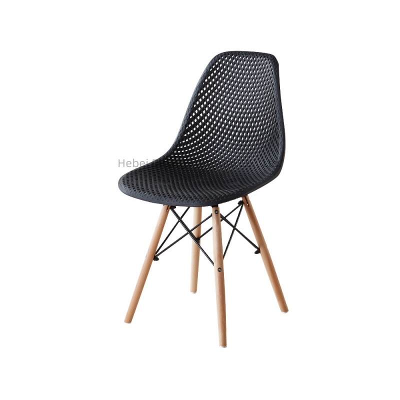 Plastic Dining Chair Mesh Backrest DC-P01A