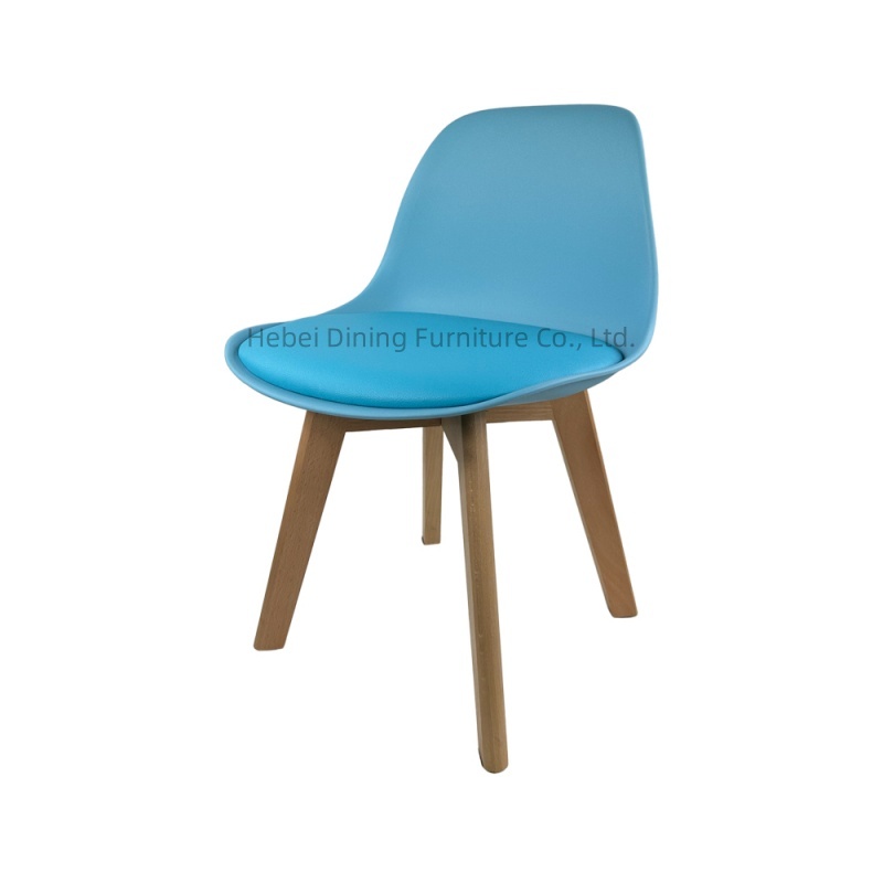 Plastic Wooden Leg Children's Chair DC-P03K