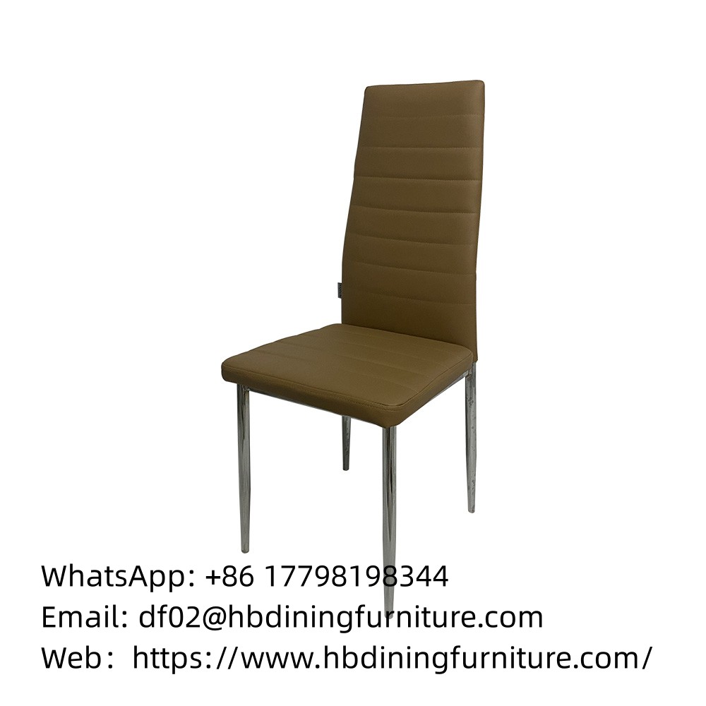 Leather dining chair