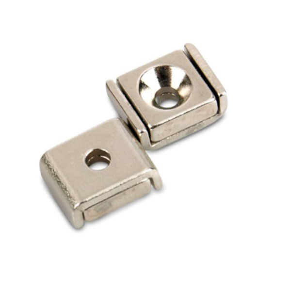 Channel Magnets-Rectangular Mounting Pot Magnets