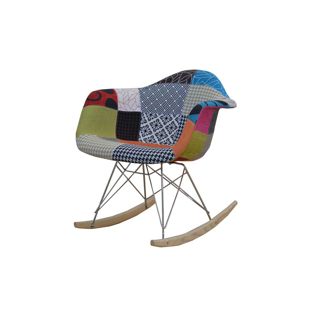 Fabric Colorful Sofa Chair with Armrest