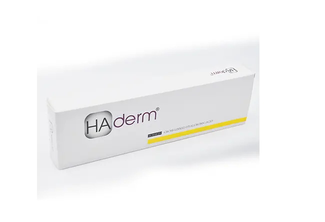 HAderm Cross Linked Injectatble Derm Deep 1ml/2ml Hyaluronate Acid For Deep Wrinkles