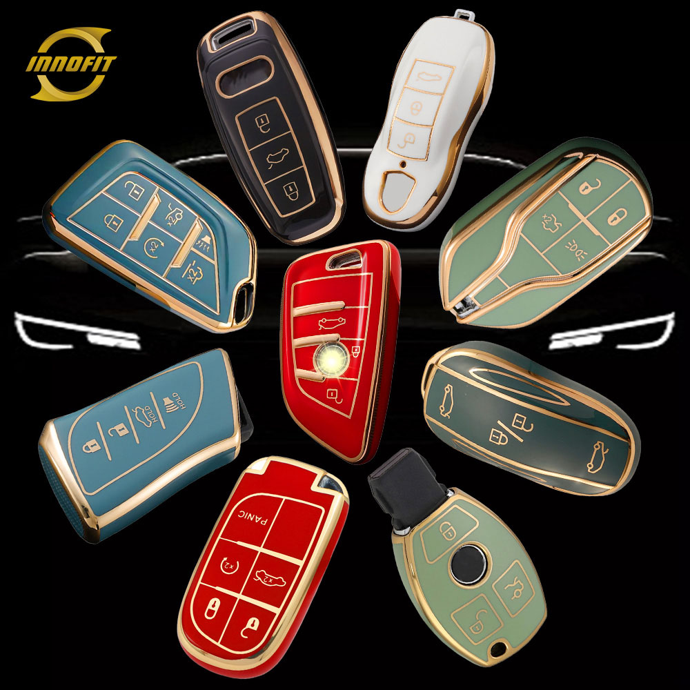 Innofit TPU Car Key Case Cover Supplier For BMW Mercedes Benz Porsche  Audi Jeep Tesla Lexus Maserati Cadillac Auto Accessories