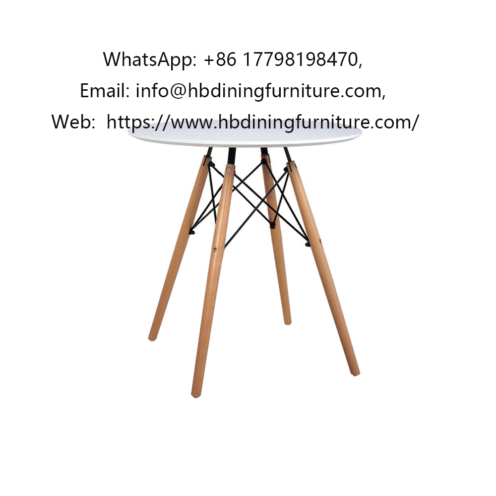 MDF Dining Table Coffee Wooden Legs