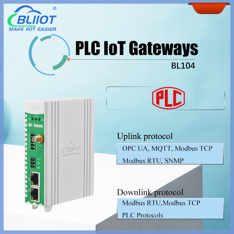 Industrial PLC Remote Data Acquisition PLC Protocol to SCADA Cloud PLC Gateway