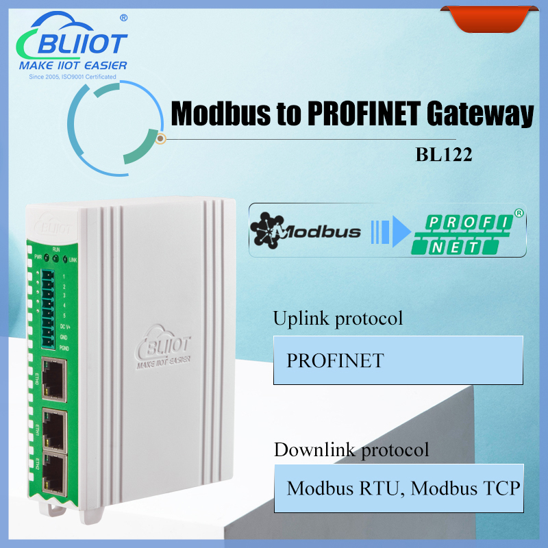 Industrial Automation Modbus to Profinet Converter for Siemens PLC Profinet Gateway
