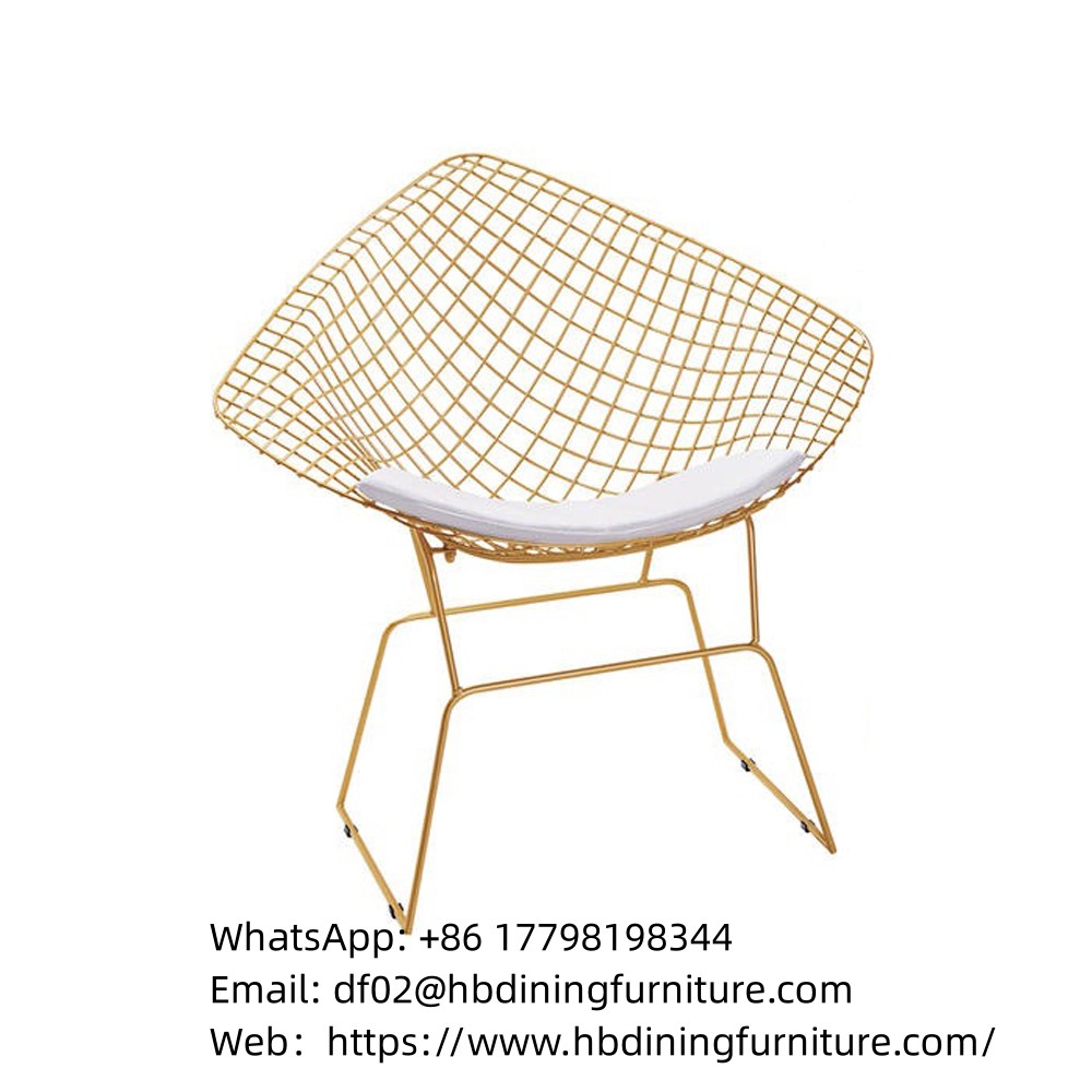 Wire dining chair