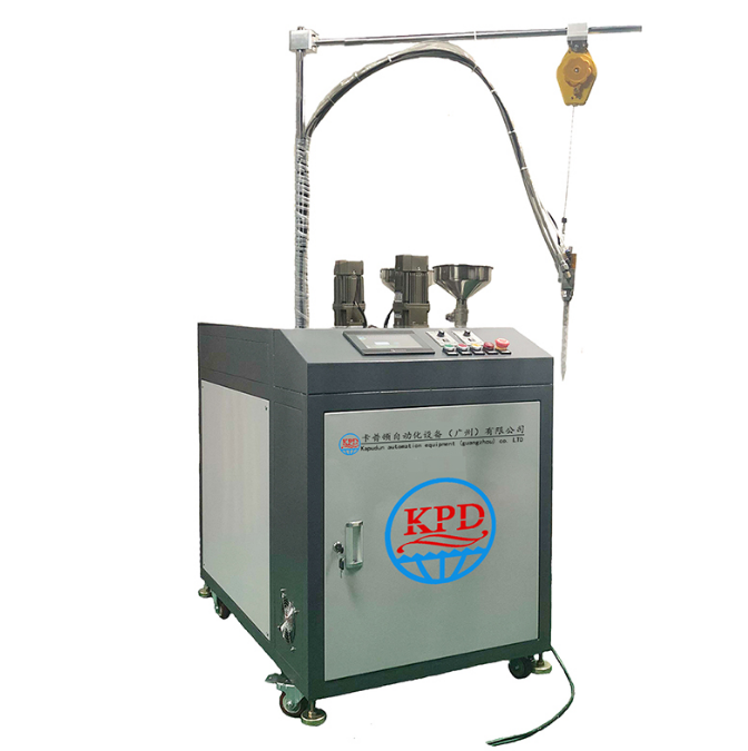 Fully automatic polyurethane resin glue dispensing two components meter-mix dispensing machine