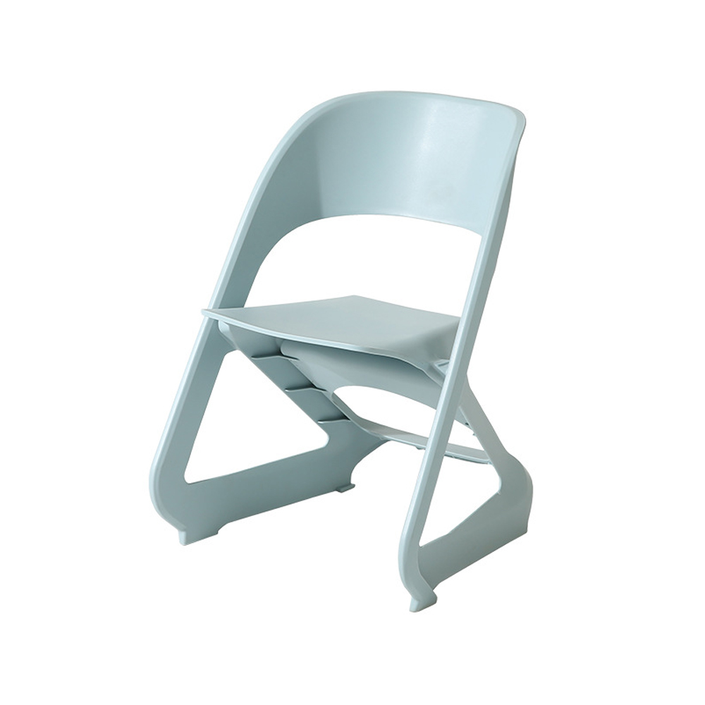 Multicolor Stackable Backrest Plastic Chair