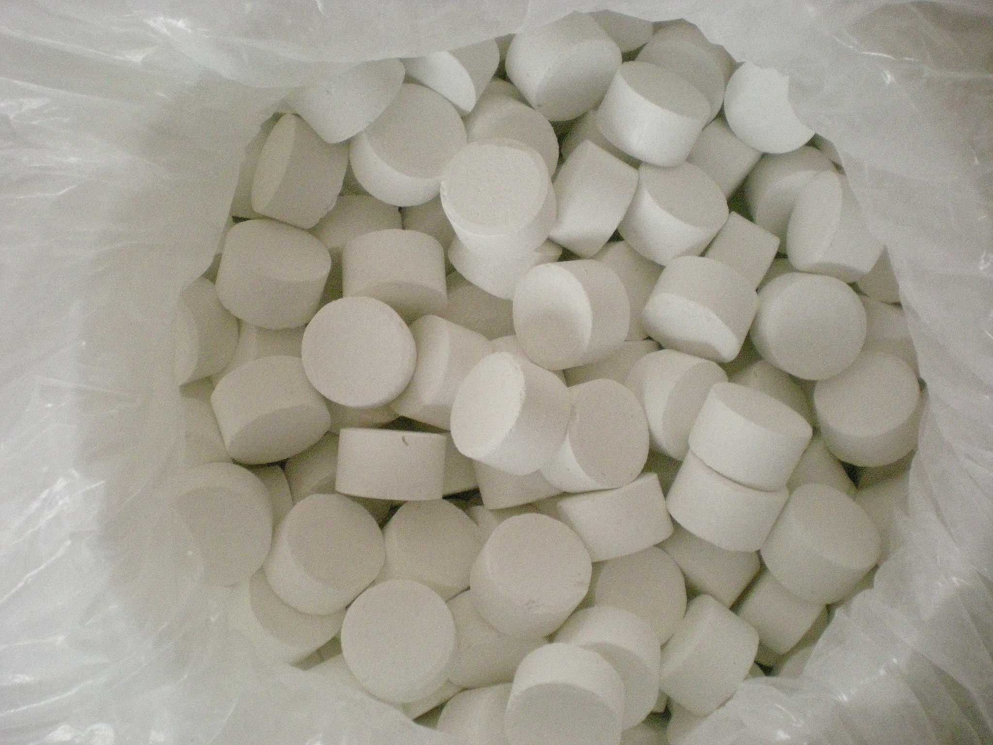 SDIC (дихлоризоцианурат натрия) таблетка белого цвета, гранулированная CAS: 2893-78-9