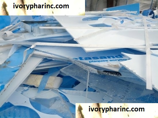 Poly Methyl Methacrylate (PMMA) Plastic Scrap for Sale, Lumps, Regrinds, Sheet, Offcuts, 100% Acrylic