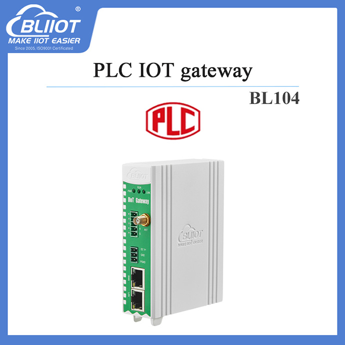 BL104 Modbus PLC to MQTT OPC UA Industrial Gateway	