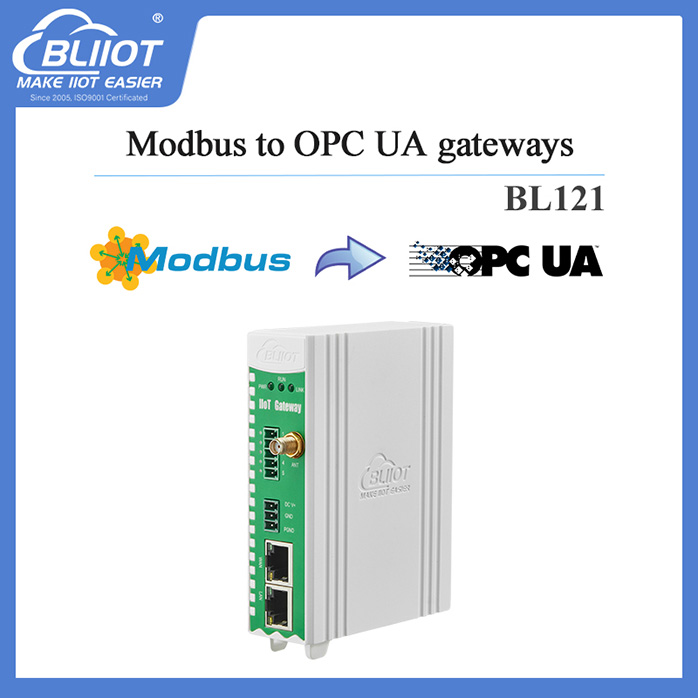 BL121 Modbus — шлюз промышленного протокола OPC UA