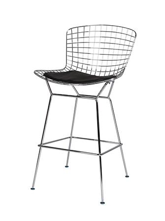 Black and White Wire Bar Chair 