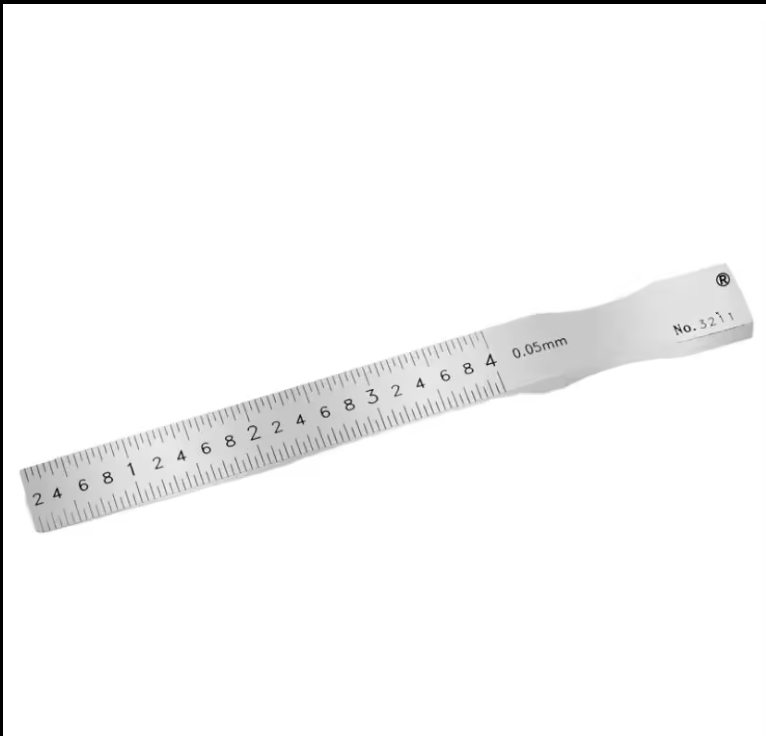 Stainless steel feeler gap gauge for railway measurement
