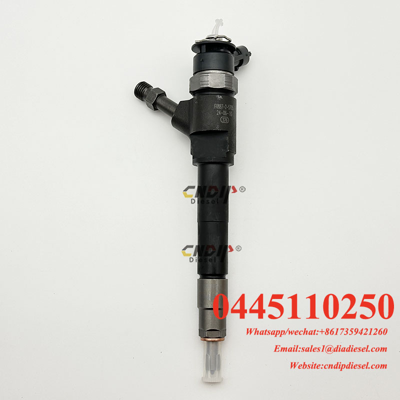 0445110250 Injector Diesel Common Rail Fuel Injector 0 445 110 250 Available